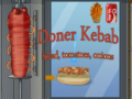 Permainan Salad Kebab Doner, Tomato, Bawang talian