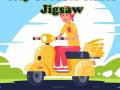 Permainan Perjalanan Skuter Bandar: Jigsaw talian