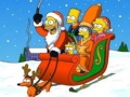 Permainan Puzzle Krismas Simpsons talian