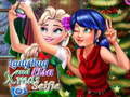 Permainan Selfie Krismas Ladybug dan Elsa talian