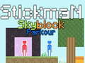 Permainan Parkour Stickman Skyblock talian