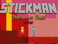 Permainan Stickman Steve vs Alex Nether talian