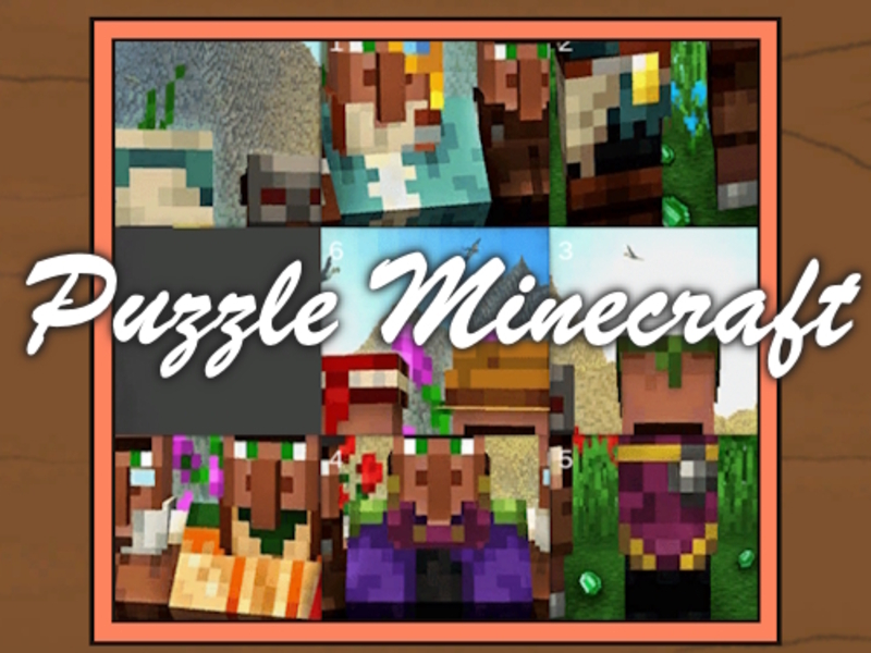 Puzzle Minecraft 🕹️ Main dalam talian di Sgames