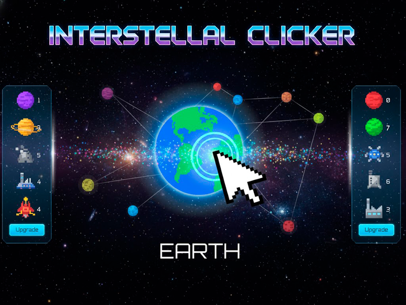 Interstellar Clicker 🕹️ Main dalam talian di Sgames