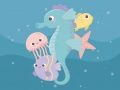 Permainan Memori Ikan yang Comel talian