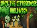Permainan Cari perbezaan: Halloween talian