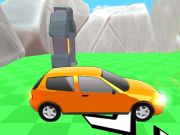 Permainan Obby: Latihan dengan kereta talian
