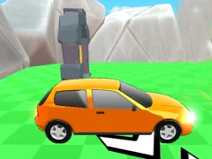 Permainan Obby: Latihan dengan kereta talian