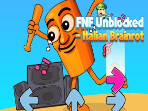 Permainan FNF menyekat Brainrot Itali talian