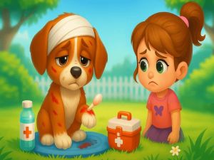 Permainan Penyelamatan dan penjagaan anak anjing yang hilang talian