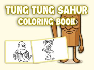 Permainan Buku pewarna tung tung sahur talian