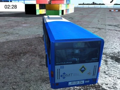 Permainan Tempat letak kereta bas tidak disekat talian