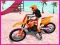 Permainan Seni Lompat Basikal Motocross di Pantai talian