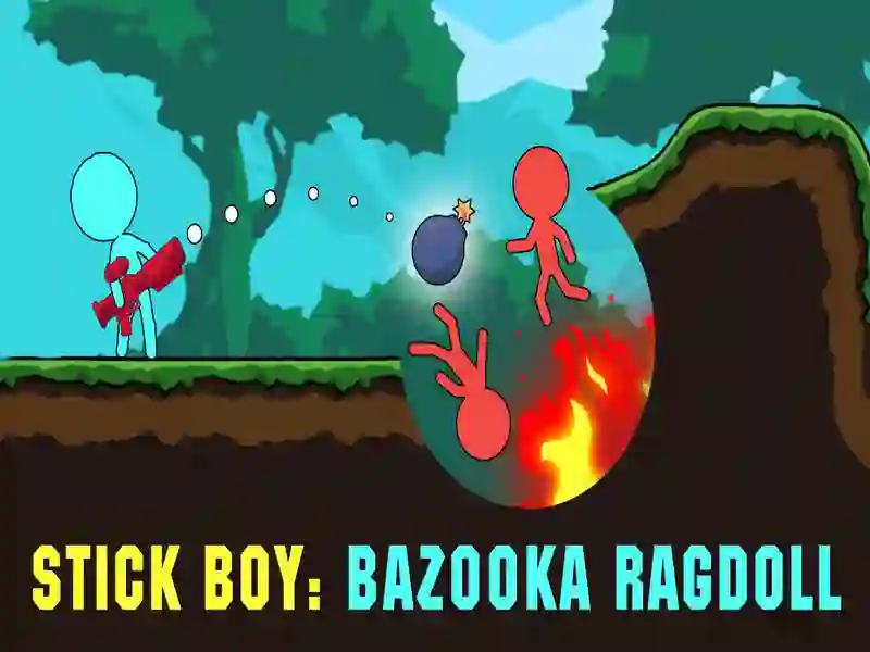 Permainan Stick Boy: Bazooka Ragdoll talian