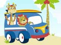 Permainan Haiwan Comel Dengan Kereta: Cari Perbezaannya talian