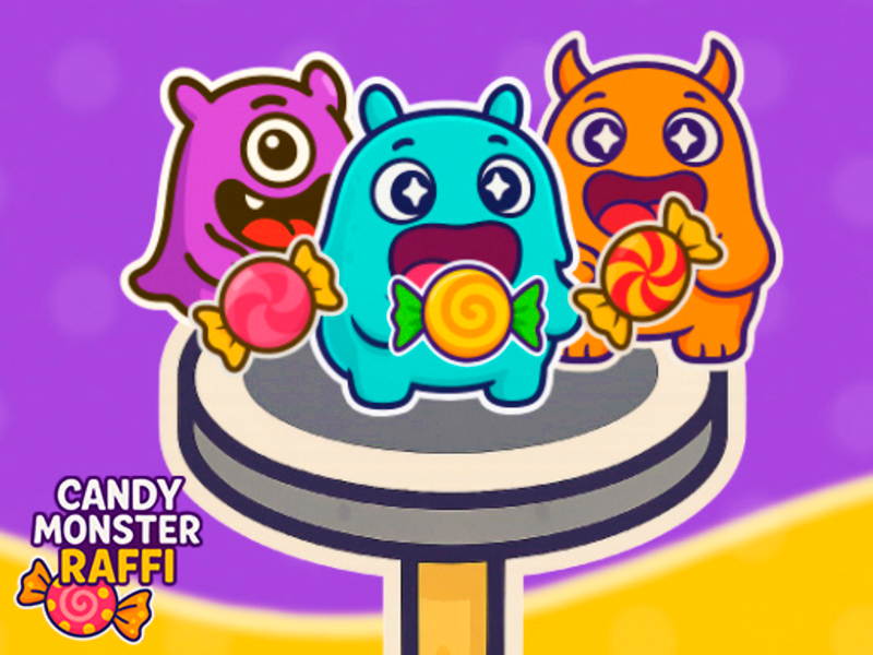 Permainan Candy Monster Raffi talian