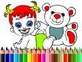 Permainan Kembali ke Sekolah: Mewarnakan Anak Patung talian