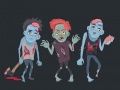 Permainan Mewarnakan Zombie dan KerSkeleton talian