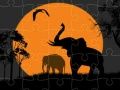 Permainan Puzzle Siluet Gajah talian