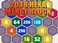 Permainan 2048 Gabungan Blok Heksagon talian