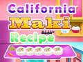 Permainan Resipi Maki California talian