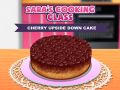 Permainan Kelas Memasak Sara: Kek Ceri Terbalik talian
