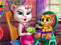 Permainan Angela: Memberi Makan Bayi talian Permainan Angela: Memberi Makan Bayi talian