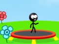 Permainan Stickman Trampolin talian