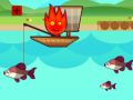 Permainan Budak Api dan Gadis Air Pergi Memancing talian Permainan Budak Api dan Gadis Air Pergi Memancing talian