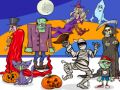 Permainan Cari 5 Perbezaan Halloween talian
