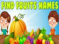 Permainan Cari Nama Buah talian