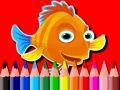 Permainan Kembali ke Sekolah: Buku Mewarna Ikan talian