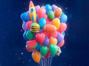 Permainan Gabungkan 3D- Padankan 3 Belon talian