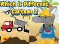 Permainan Mana yang berbeza Kartun 2 talian