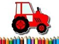 Permainan Mewarna Kanak-Kanak yang Mudah - Traktor talian