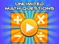 Permainan Soalan Matematik Tanpa Had talian