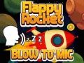 Permainan Roket Flappy Dengan Tiupan talian