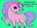 Permainan Buku Mewarna Unicorn Glitter talian