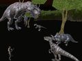 Permainan Memburu Dinosaurus Pelbagai Pemain Tengah Malam talian