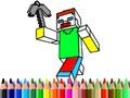 Permainan Kembali ke Sekolah: Mewarnakan Minecraft talian