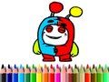 Permainan Kembali ke Sekolah: Buku Mewarna OddBods talian