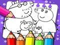 Permainan Buku Mewarna Peppa Pig talian Permainan Buku Mewarna Peppa Pig talian