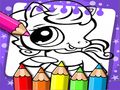 Permainan Buku Mewarna Littlest Pet Shop talian