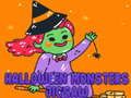 Permainan Teka-teki Monster Halloween talian