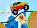 Permainan Lukis dan Selamatkan Kereta talian