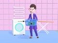 Permainan Laundri Gila talian Permainan Laundri Gila talian