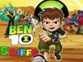 Permainan Ben 10 5 Perbezaan talian Permainan Ben 10 5 Perbezaan talian