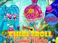 Permainan Pembuat Fesyen Chibi Troll talian