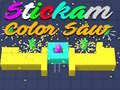 Permainan Stickman Gergaji Berwarna talian