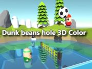 Permainan Menghulurkan kacang ke dalam lubang berwarna 3D talian Permainan Menghulurkan kacang ke dalam lubang berwarna 3D talian